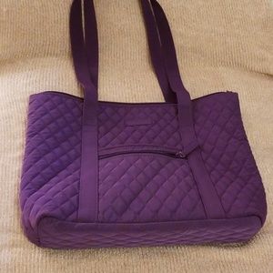 Vera Bradley- Purple Iconic Tote Bag-new design